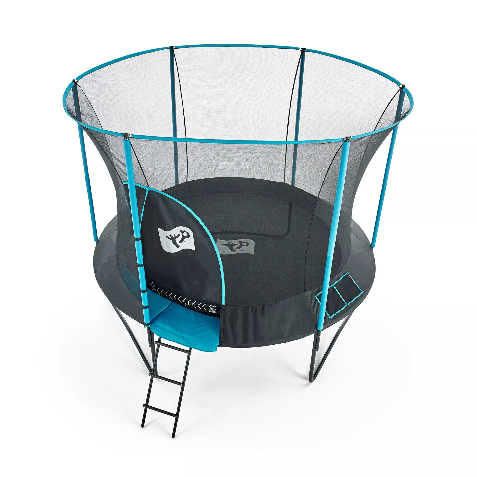 TP Toys Genius Black & Blue 12 Ft Trampoline 5 TP Toys Genius Black & Blue 12 Ft Trampoline - Image 5