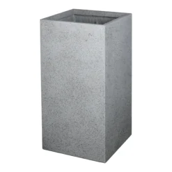 Verve Gray Square Planter (W) 31cm X (H) 80cm