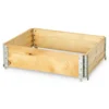 Verve Small Pine & Steel Rectangular Raised Bed Kit 0.48m²