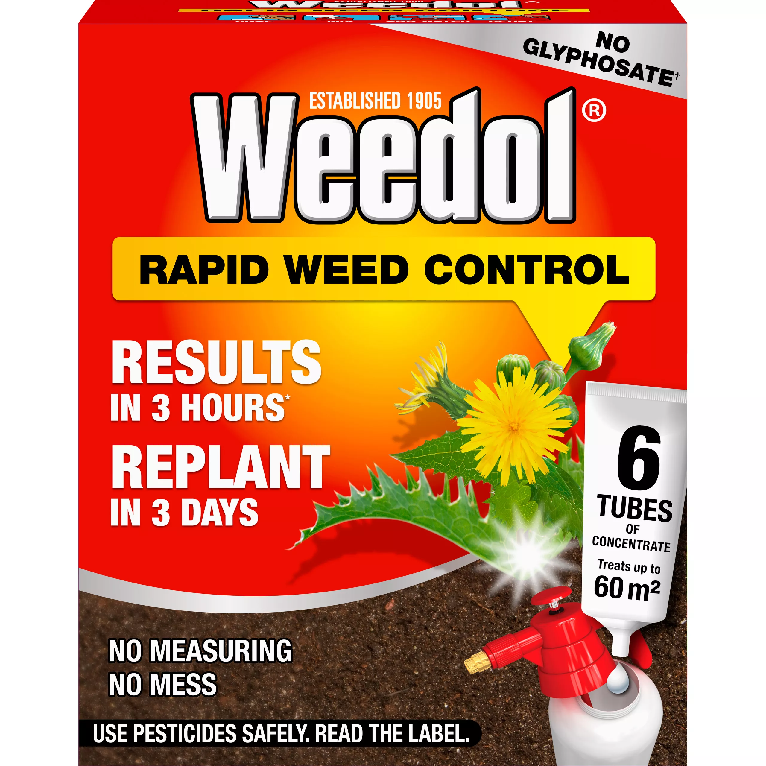 Weedol Rapid Concentrated Weed Killer 0.17L, Pack Of 6 1 Weedol Rapid Concentrated Weed Killer 0.17L, Pack Of 6