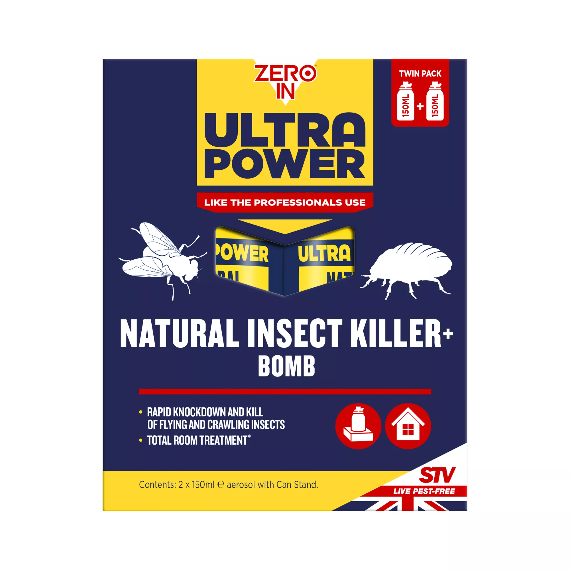 Zero In Ultra Power Natural Insect Killer Pest Spray, 0.15L Pack Of 2 1 Zero In Ultra Power Natural Insect Killer Pest Spray, 0.15L Pack Of 2
